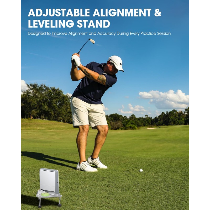 Tiga Adjustable Alignment & Leveling Stand for Flightscope Mevo Gen2