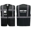 Event Team Here To Help Superior Zipped Hi Vis Vest
