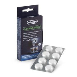 De'Longhi La Specialista Series & Eletta Ultra DLSC552 Portafilter Machine Cleaning Tablets (Pack of 8) Coffee Oil & Residue Removal Corrosion Free Formula Optimal Performance