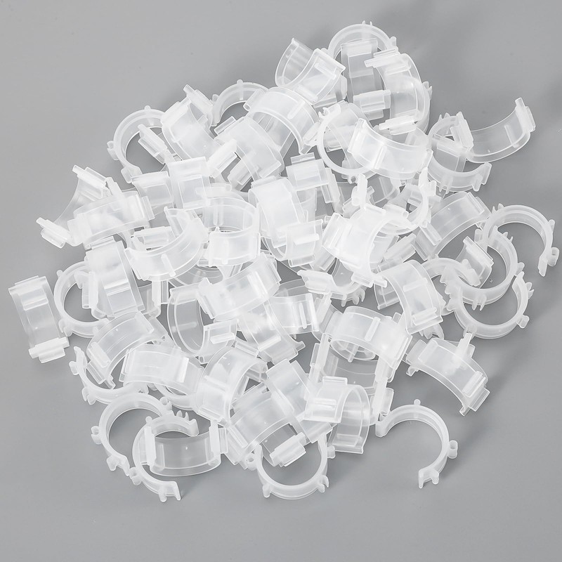 YBEATY 80 Pcs Sewing Bobbin Clips Small Clear Bobbin Holder