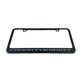 Jeep Grand Cherokee Black License Plate Frame