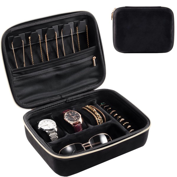 ProCase Mens Extra Large Jewelry Storage Case, 3 Slots Travel