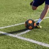 LED Vibrating Glow Soccer Ball Inflatable Rubber Football Luminous Soccer