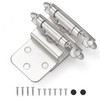 Probrico 20 Pack 10 Pair 3/8" Inset Cabinet Door Hinges