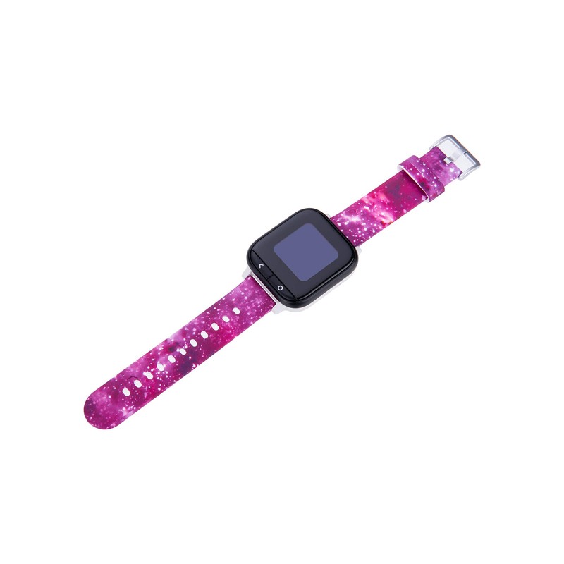 Compatible with Bark Watch Band, Soft Silicone Colorful Pattern Wristband