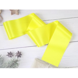 FENDOLE 6 Pack Yellow Blank Sash,Plain Satin Sashes,Sashes for Pageants,DIY Sashes for Party Decorations,Blank Sashes for Pageants
