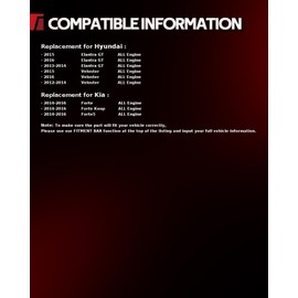 Torchbeam 261.9mm Rear Brake Pads and Rotors Kit Compatible with Kia 2014-2016 Forte, Hyundai 2012-2016 Veloster, Hyundai 2013-2016 Elantra GT, Kia 2014-2016 For-te5 - OE Brake Kit