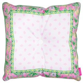 Lilly Pulitzer Large Square Pillow, 20x20 Pillow for Indoor and Outdoor Use, Decorative Pillow for Couch or Bed, Outdoor Pillow for Patio Furniture, Via Amore Spritzer