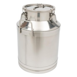 RocoReny 201 Stainless Steel Milk Can, 50L/13.2Gal Water Beverage Drink Dispenser Milk Pail Bucket for Milk and Wine Liquid Storage (50L/13.2Gal)