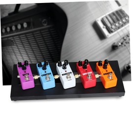 SUPVOX 8pcs Double Guitar Effect Pedals Connector Straight Adapter for Pedal Board and Wear-resistant Effector Supplies for Musicians and Guitar Enthusiasts Golden