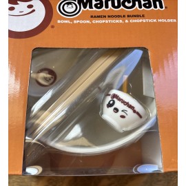 Mad Engine 💥🆕 Maruchan Ramen Noodle Bowl Bundle w/ Spoon, Chopsticks & Chopstick Holder