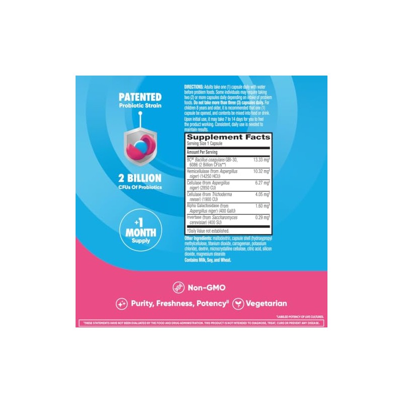 Digestive Advantage Cápsula Digestiva para Enzimas y Probióticos