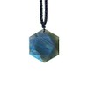 Natural Labradorite Moonstone Necklace,Orgone Star of David Hexagram Necklace,Amulet Birthstone