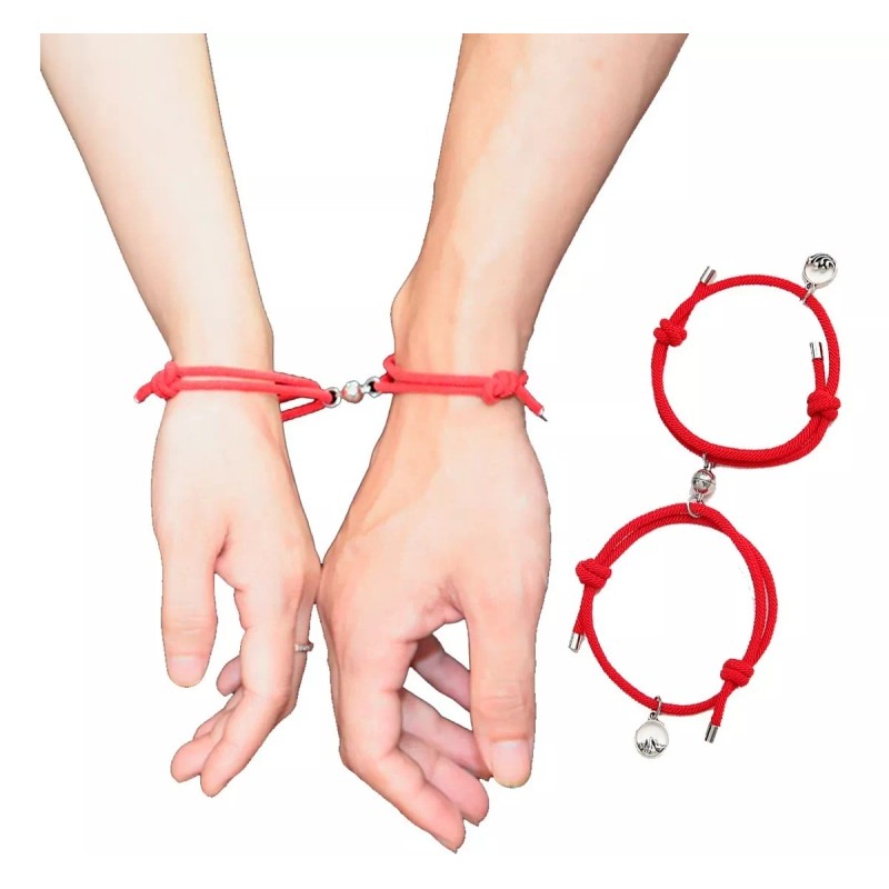 Mafab Set De 2 Pulseras De Imán Magnética Para Parejas