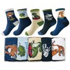 Tiny Captain Boy Dinosaur Socks - 4 Year Old Boys