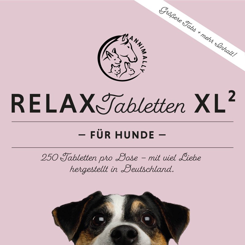Annimally Dog Relax Tablets - Feel-Good Tablets for Dogs with