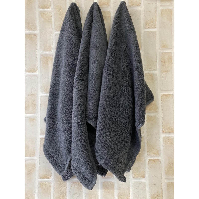 Imabari Towel Gift Set, 1 Face Towel, Navy, Antibacterial Towel,
