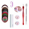 Poly Gel Set 6w Uv Led Lámpara Gel Poli Kits