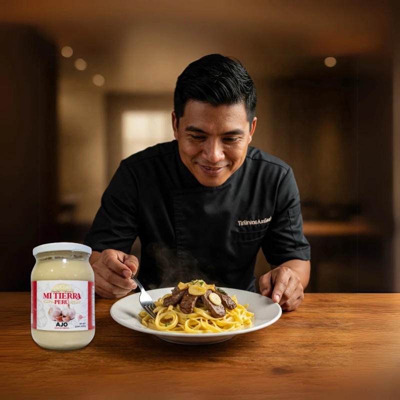 Mi Tierra Peru Ajo Garlic Paste x 15 oz
