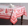 Maison d' Hermine Winter Jouy 100% Cotton Tablecloth for Kitchen