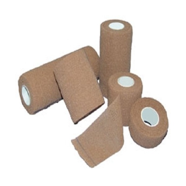 Mckesson Performance Cohesive Bandage Non Sterile Latex Free 4"X5Yards Tan