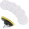 7Pcs Wool Polishing Buffing Pad Drill Buffer Attachment With Self