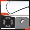 A-Premium Right Passenger Side Lower Mirror Glass - Compatible with