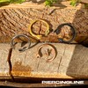 PIERCINGLINE Titanium Horseshoe Ring with Internal Thread Arrow Ear Piercing