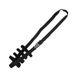 Tuainge Water Bottle Cover, Bottle Holder, Bottle Cover, Shoulder Strap Included, Adjustable Length, Unisex, Stylish, Mountain Climbing, Travel, Walking, Black x 1, Black