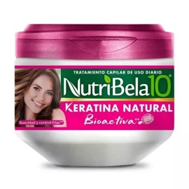 NutriBela10 Tratamiento Capilar Keratina Bioactiva Natural  300g