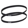 PATIKIL 2pcs 124XL Rubber Timing Belt 62 Teeth 10mm Width