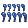 10pcs Golf Iron Head Cover with Number Printing Neoprene Zippered