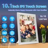 REUMAR 32GB Digital Photo Frame，10.1inch Smart WiFi Digital Picture Frame