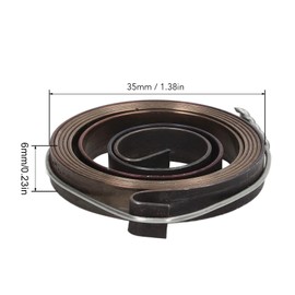 2 Uds. Resorte de Retorno Placa Cromada Prensa de Taladro de Banco Estable Robusta Resorte de Bobina de Retorno de Alimentación