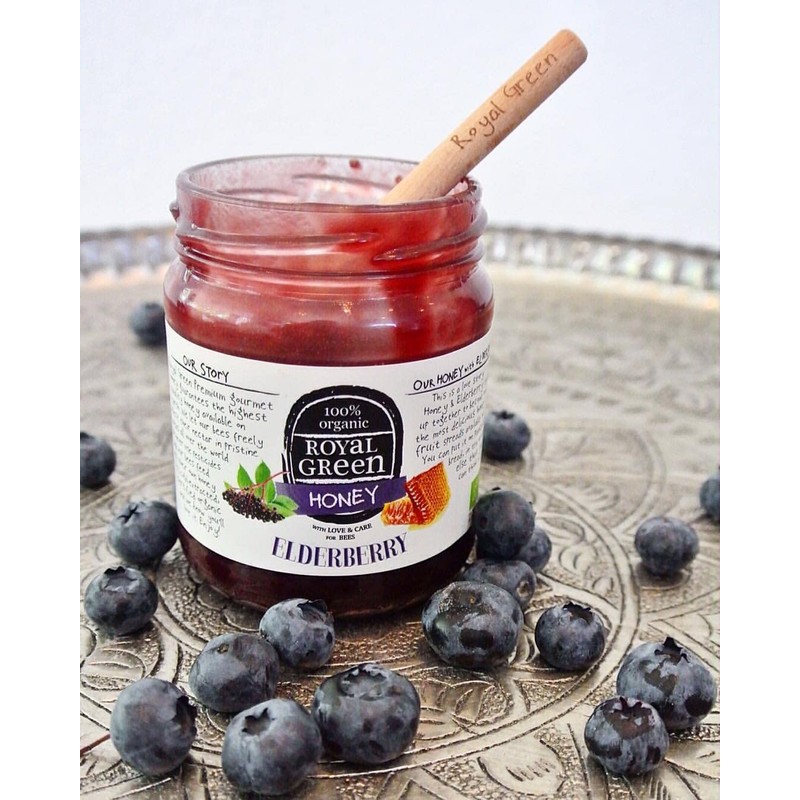 Royal Green Elderberry honey 250 gram