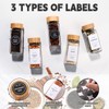 DWTS DANWEITESI 36 Pcs Glass Spice Jars - 4oz With