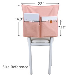 Muka Dining Chair Covers Set of 6, Living Room Chair Slipcovers 6 Pack-Light Grey-L