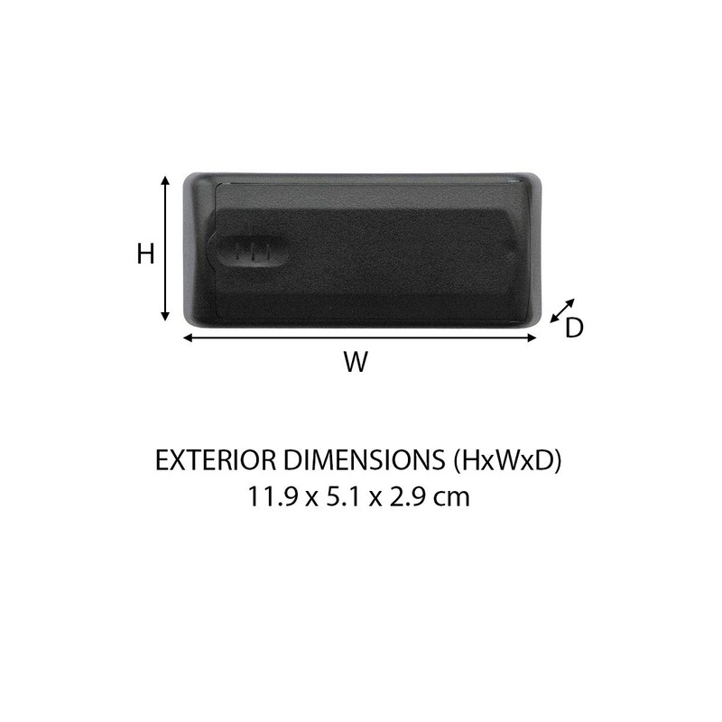 Master Lock 207EURD Magnetic Car Case (Hide Key), Black, Small