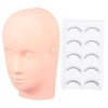 Mikinona Lash Training Kit 1 Set Lash Mannequin Fake Lashes