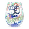 Enesco Designs by Lolita 50 and Fierce Hand-Painted Artisan Stemless