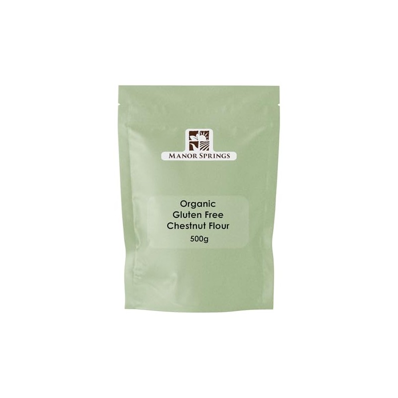 Gluten Free Organic Chestnut Flour 500g by Manor Springs