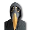 Johnniesfx Black & Gold Plague Doctor Latex Mask Steampunk Day