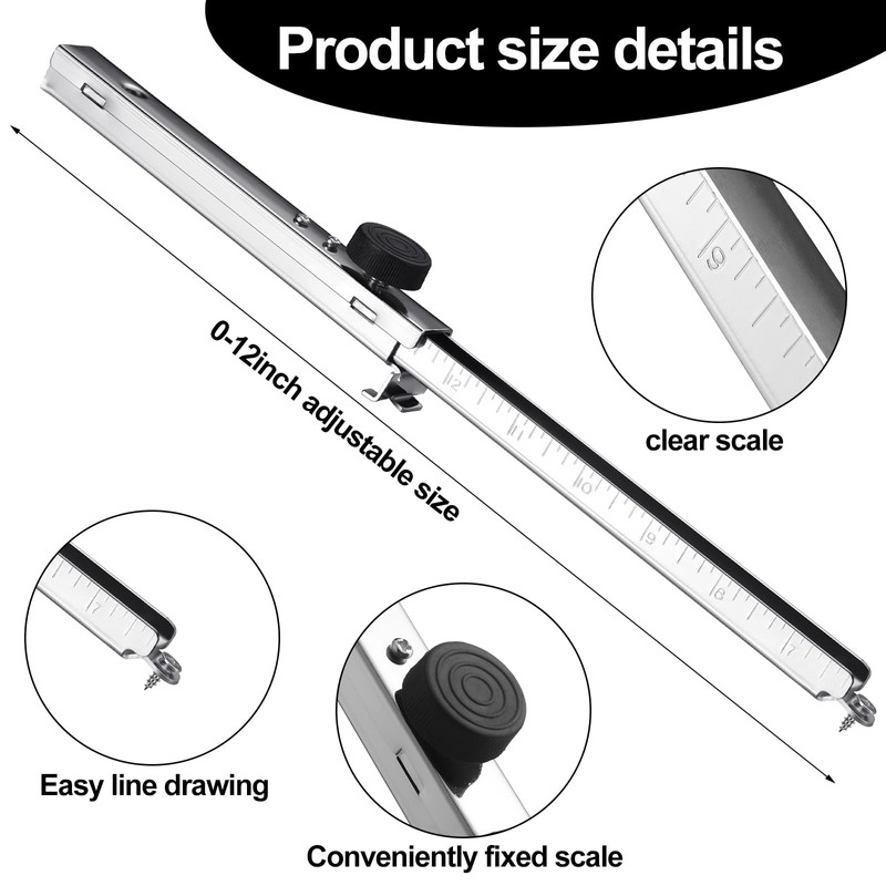Dunzoom 2 Pack Sheet Metal Scribe Marking Gauge Sheet Metal