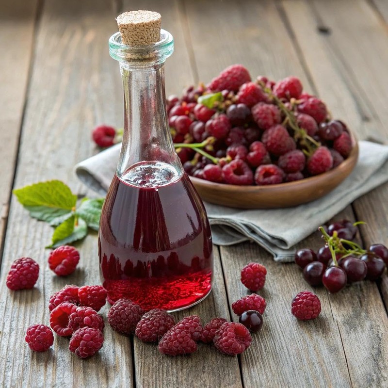 Colavita Wine Vinegar - Raspberry Red Wine Vinegar, 17 Fl