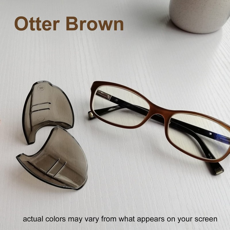 WAHAH 5 Pairs 5 Colors Side Shields for Eyeglasses -