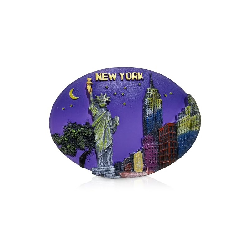 New York Souvenir 3D Fridge Magnet, Statue of Liberty and