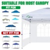 Acepic 2Pcs Instant Canopy Tent Sidewalls for 10x10 Pop-Up Canopy,