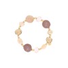 Lizas Jewellery Bracelet Beige Bead Bracelet Various Models, Synthetic