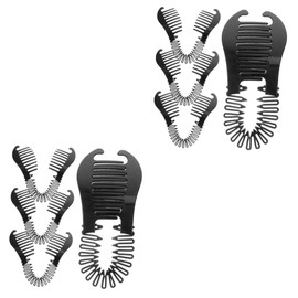 FOMIYES 2sets Banana Clip Comb for Hair Double Sided Brush Hair Accessories 4pcs*2