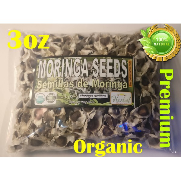 Semillas de Moringa, Moringa Seeds, Moringa oleifera Seeds, Organic moringa Seed